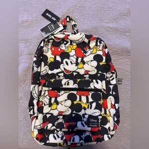 Disney Mickey Mouse Patterned Loungefly Backpack NWT